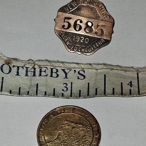 Unh Pin 1920 New Hampshire Chauffeur License Pin and Bus Token - Etsy