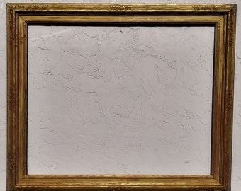Large Hand-Carved Arts and Crafts Period Frame signed by F. X. Ferg, Philadelphia c. 1920s 35" x 43"
