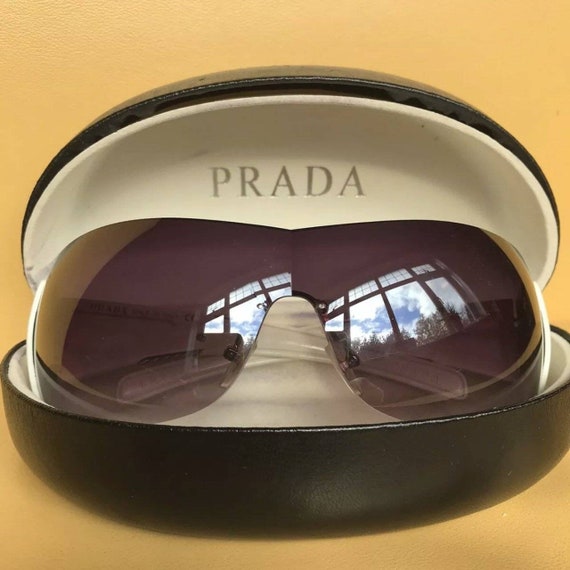 PRADA Rimless Shield Sunglasses