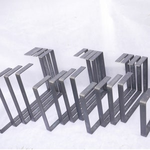 Custom Coffee Table Leg, Furniture Feet, Bench Desk Stands Mid Century Modern Industrial Rustic Home Hairpin Legs Bespoke Size Metal Frames