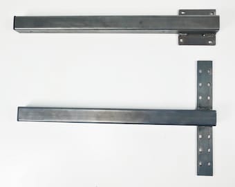 Metal Bracket Vanity, Heavy Duty, Hidden Bracket, Floating Shelf, Wall Benches, Floating Desk, Countertop Breakfast Bar Table, Bathroom