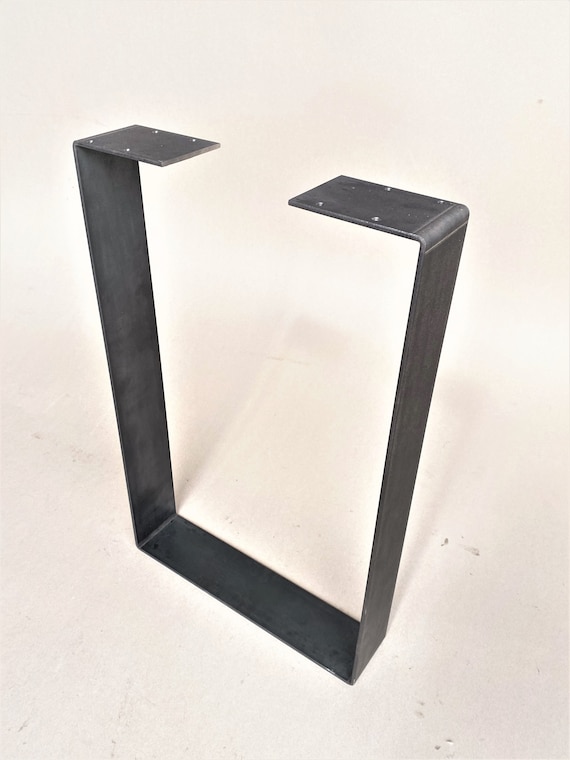 Custom Made Heavy Duty Metal Table Leg Flat Bar 100X6mm Furniture Base Feet Bench Desk Stands Modern Industrial Rustic Home Hairpin Legs