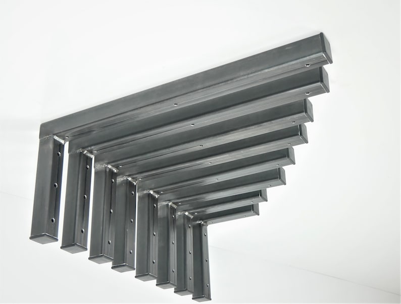 Heavy Duty Bracket Floating Desk Benches Shelf Sink Basins Etsy