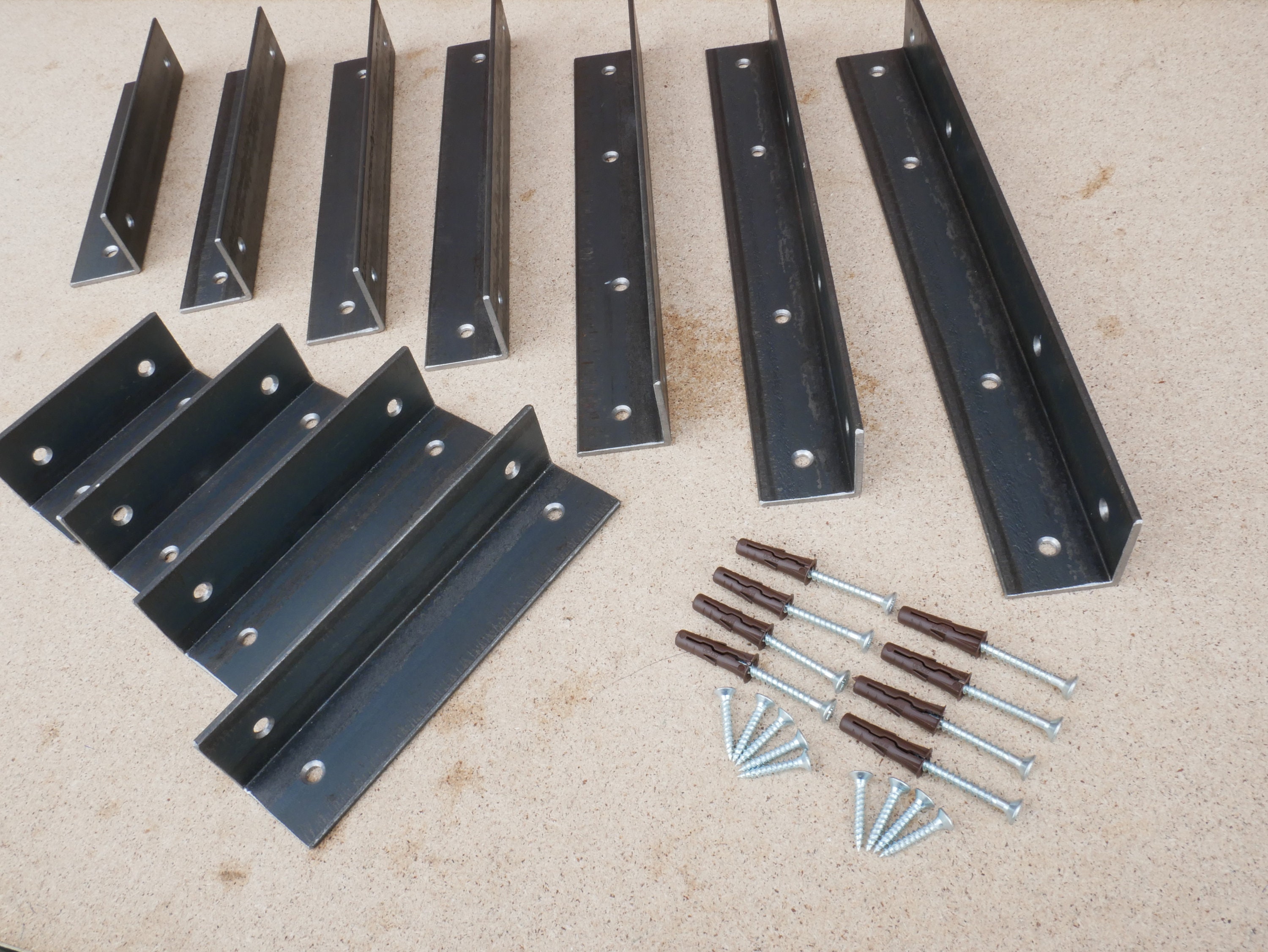 Alcove Shelf Brackets PAIR Shelves Corner Angle Steel Scaffold Etsy UK