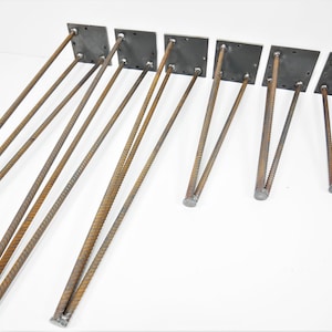 Pied en épingle à cheveux bureau RBAR Table banc siège de bar meubles pieds armoire Console Style industriel bricolage canapé de jardin