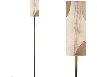 Lampada da terra moderna (prodotta negli Stati Uniti) Stile BOHO Midcentury Minimalist Deco