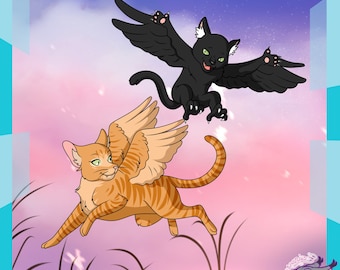 Custom Pet Portrait | Cat, Dog, Horse, Rabbit, Portrait From Photo | Cartoon Style | Custom Gift |