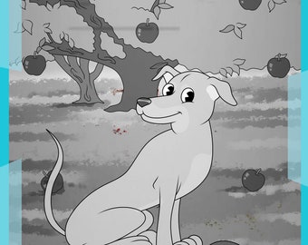 Custom Pet Portrait | Cat, Dog, Horse, Rabbit, Portrait From Photo | Cartoon Style | Custom Gift |