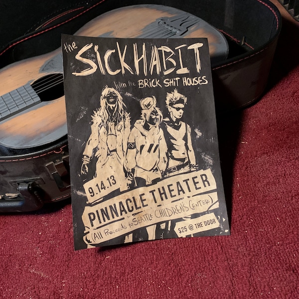 The Sick Habit Flyer / Set List | The Last of Us Part II