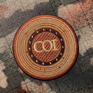 Parche bordado COI / Pulmón de Hierro