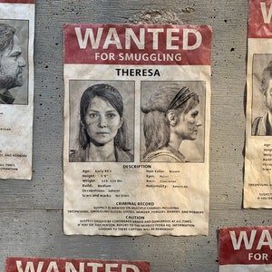 Tess Part I Wanted Poster |  The Last of Us Part I