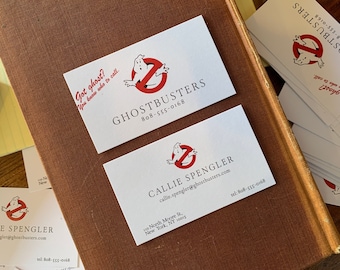 Ghostbusters Business Cards | Ghostbusters Frozen Empire