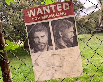 Joel Wanted Poster | The Last of Us