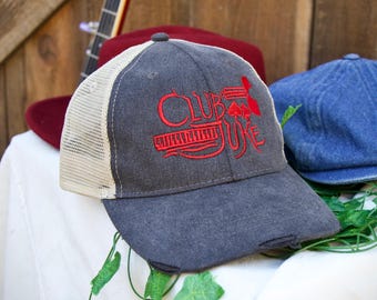 Gorra vintage bordada Club Juke / Pecadores