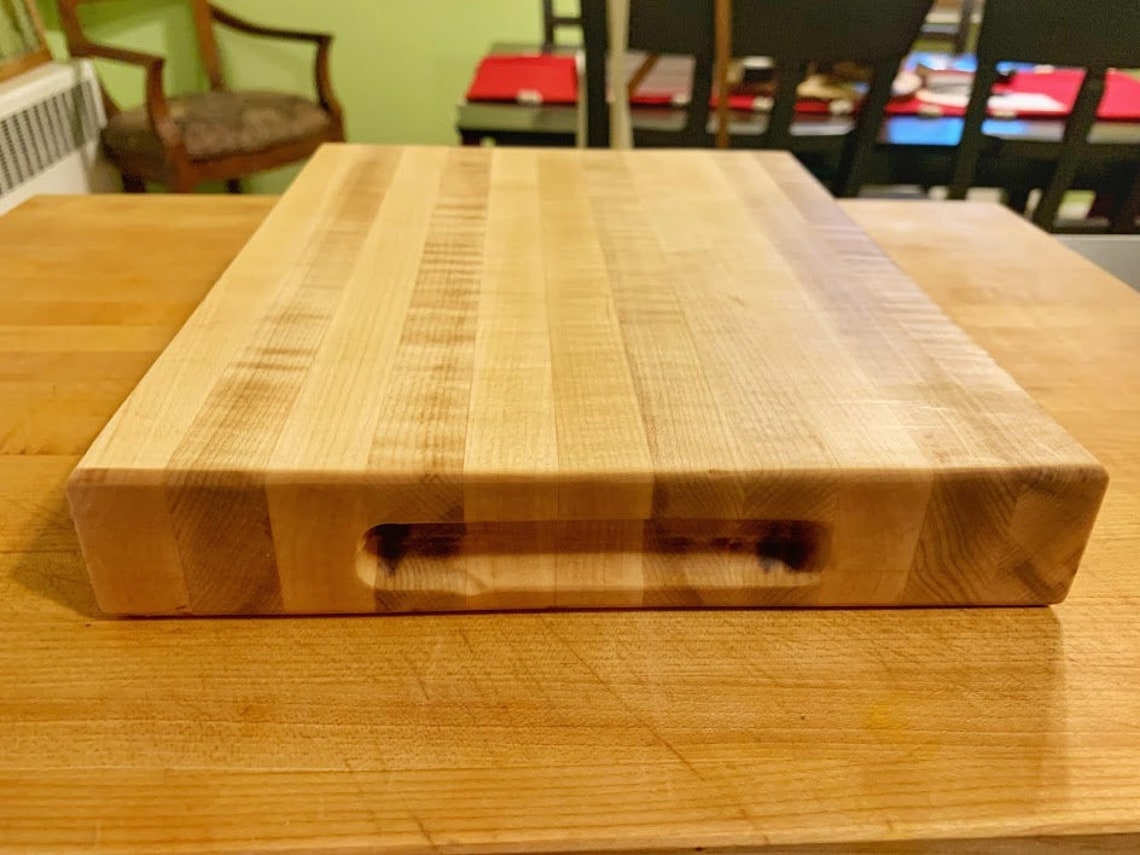 Maple Edge Grain Cutting Board Etsy