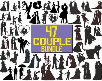 Download Couple Silhouette Etsy