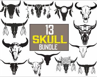 Download Cow Skull Svg Etsy