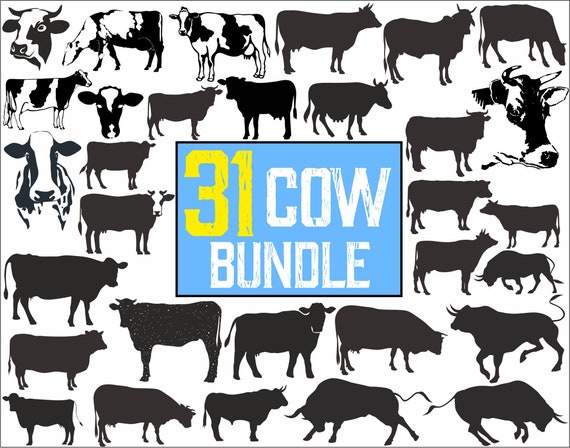 Download Cow Svg Cow Face Svg Cow Head Svg Cow Clipart Farm Animal Etsy