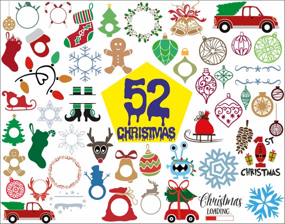 Download Christmas Svg Bundle Christmas Svg Files For Cricut Etsy