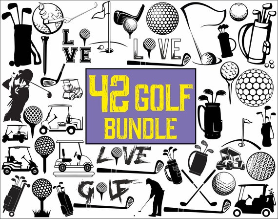 Golf Svg Bundle Golf Ball Svg Golf Club Svg Golf Clipart Etsy