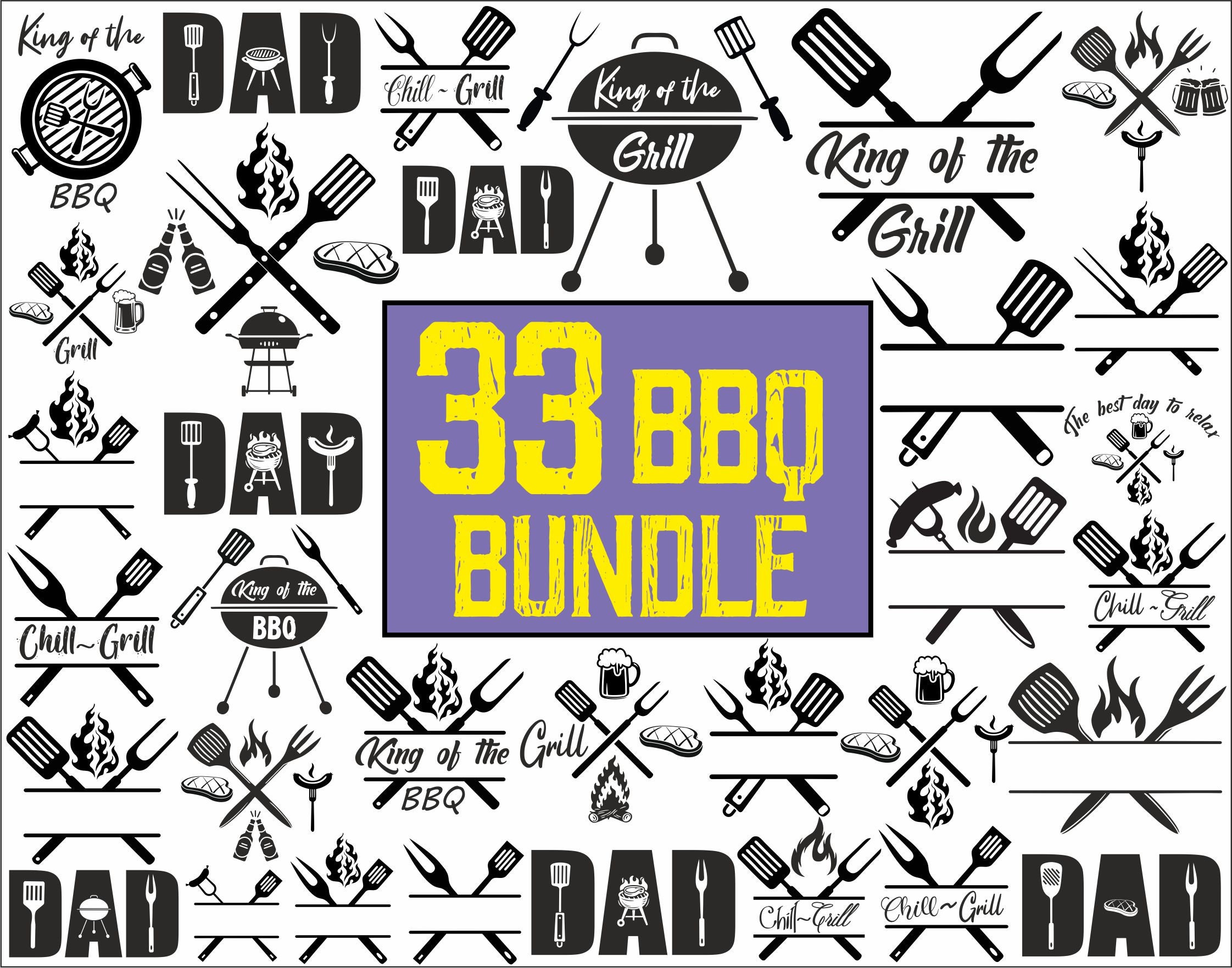 BBQ SVG grilling svg bbq bbq grill svg bbq decal meat Etsy