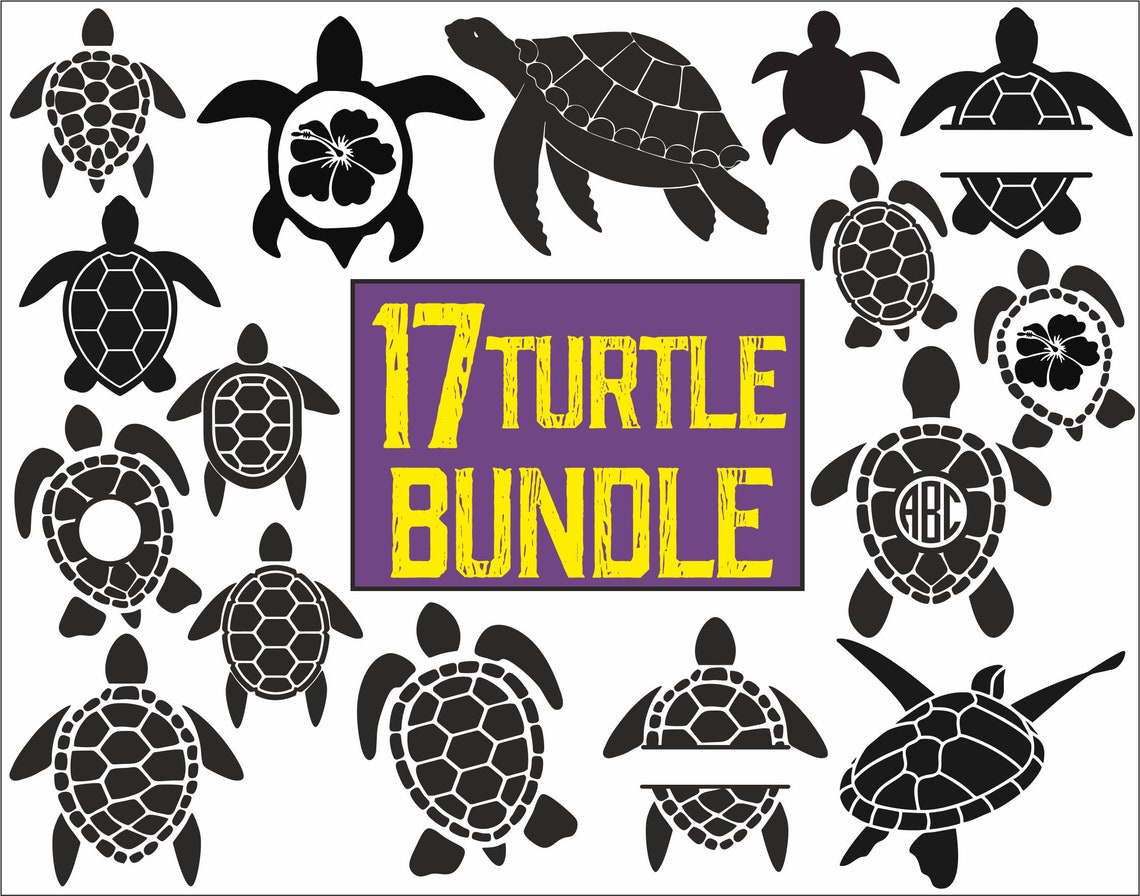 Schildkröte Svg Schildkröte Silhouette Schildkröte Clipart - Etsy.de