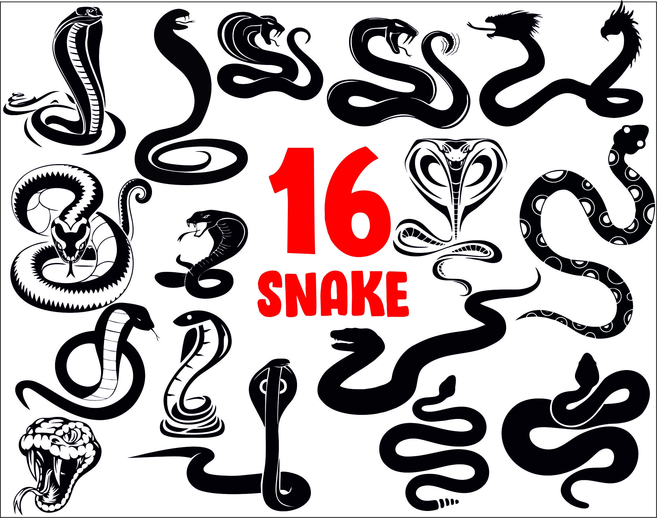 Snake Head SVG