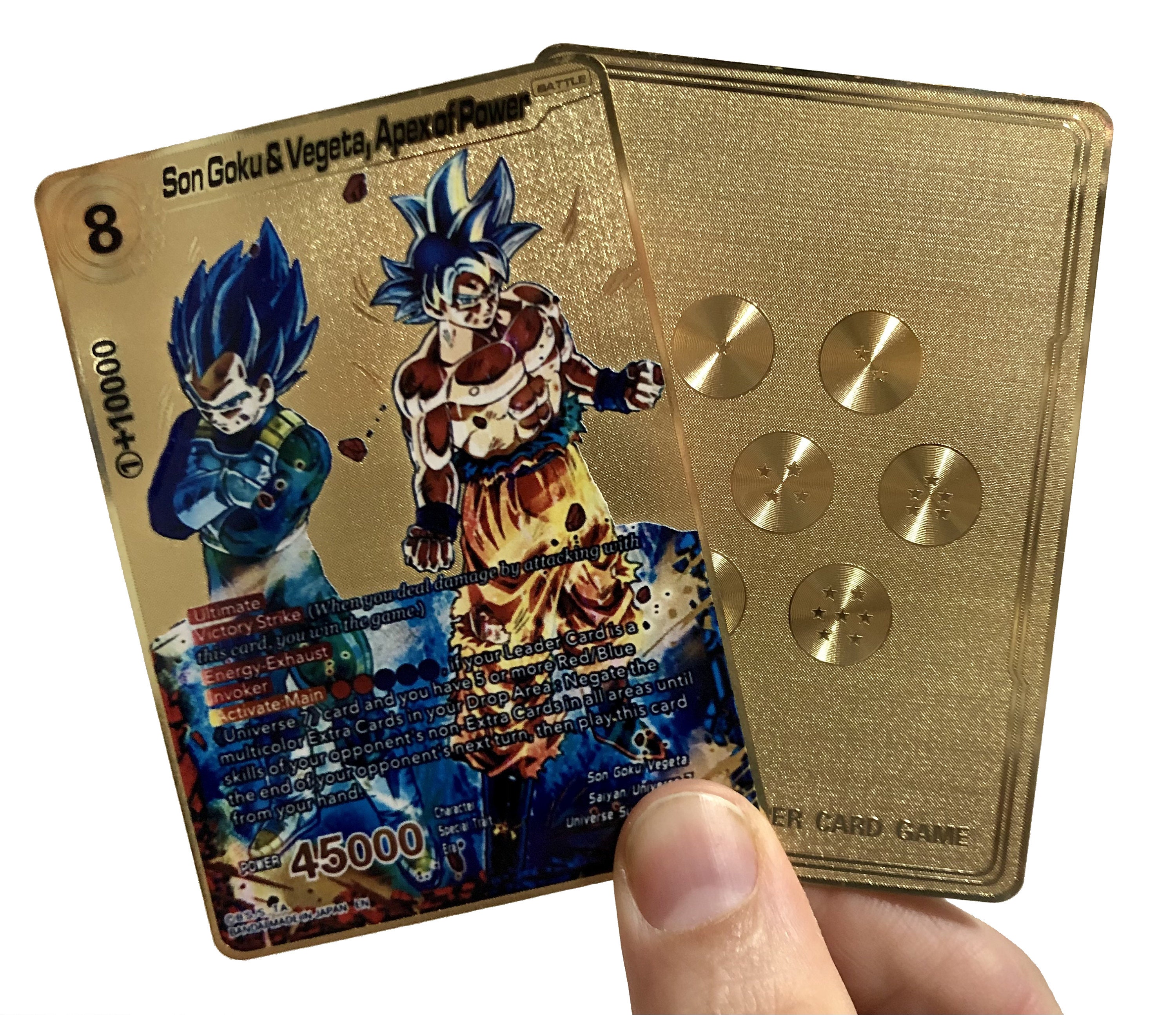 Son Goku y Vegeta Appex de Power Dragonball Super Metal Card - Etsy España Son Goku y Vegeta Appex de Power Dragonball Super Metal Card - Etsy España