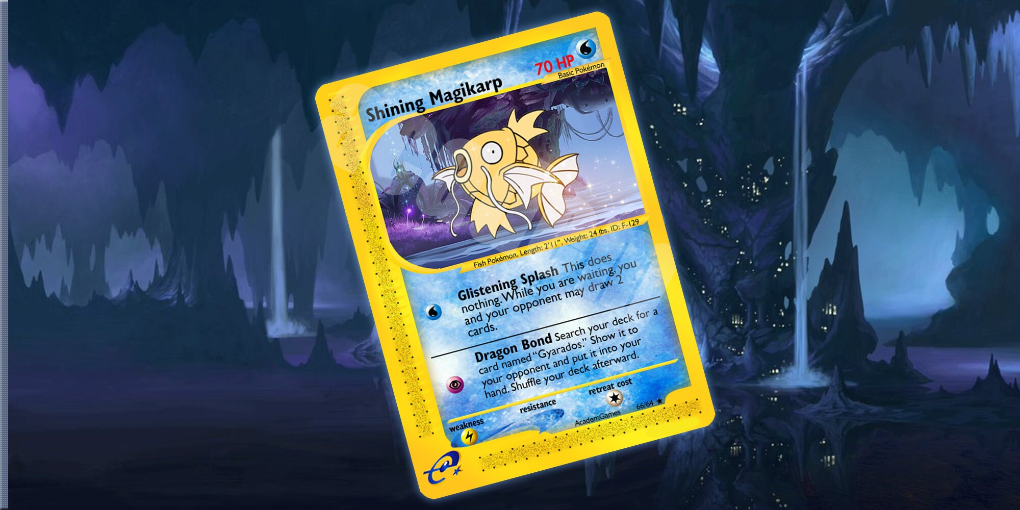 Shining Magikarp Non-holo Custom Orica Pokemon Card - Etsy Denmark