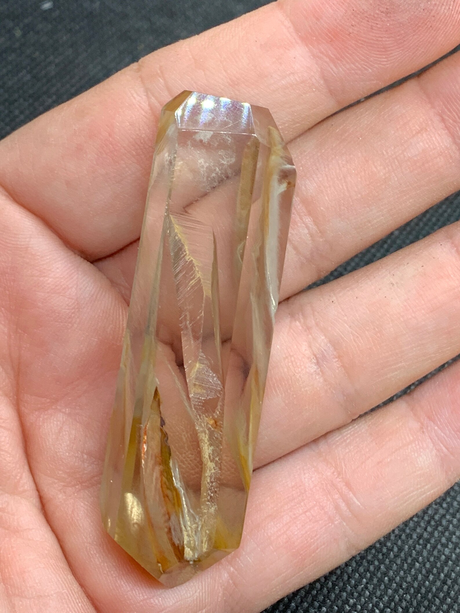 Angel Quartz Amphibole Quartz Polished Point American Seller Etsy