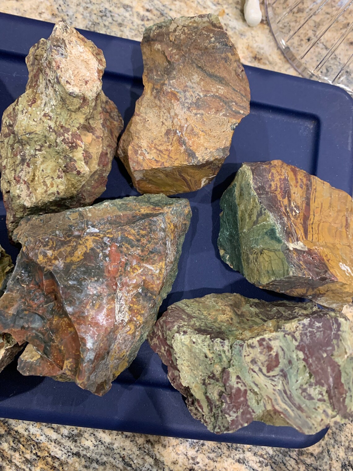 Kaleidoscope Jasper Rough Slab Jasper American Seller Fast Etsy