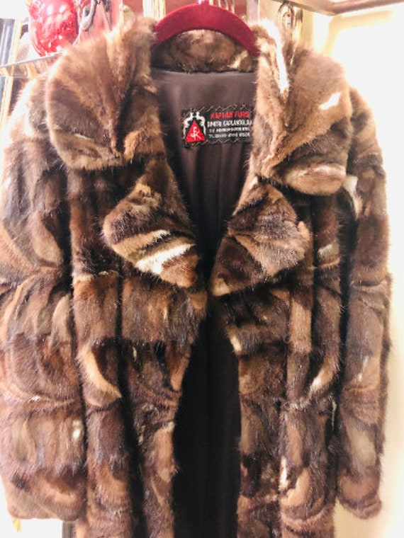 Patchwork Fur Coat