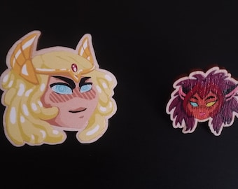 She-ra + Catra Pin Set