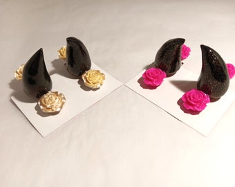 Horn Hair Clips: Ballroom Bliss