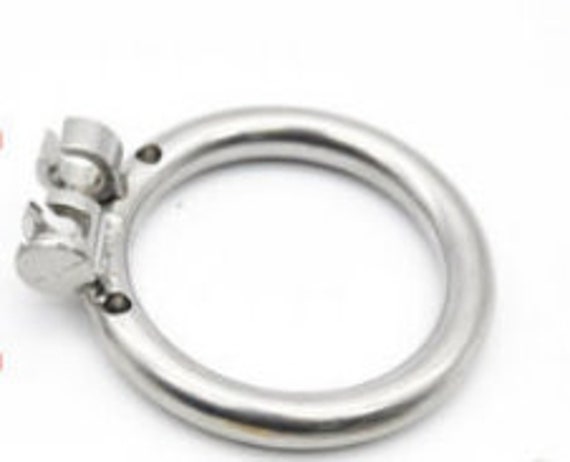  Jaula de castidad con candado de acero inoxidable Uleade™,  juguete sexual para hombres (3 anillos), B, 1 : Salud y Hogar