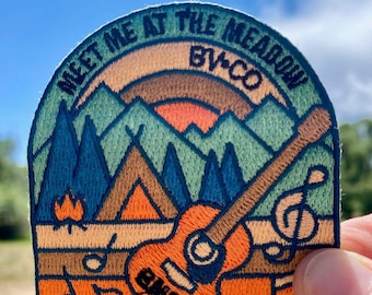 BMFS Embroidered Patch – Billy Strings, Renewal Festival Iron-On