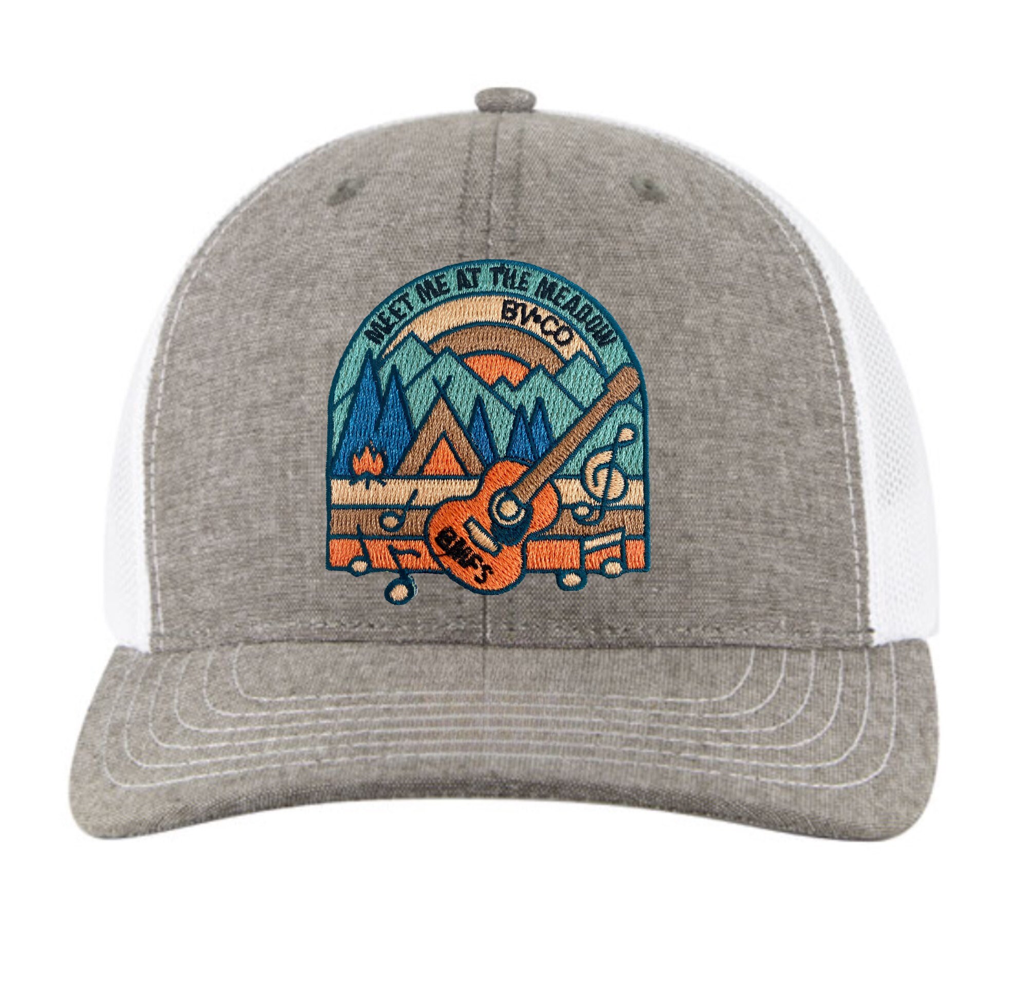 BMFS Trucker Hat Billy Strings Fan Art Unisex Grey or Taupe Etsy