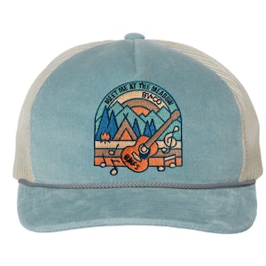 Billy Strings Fan Art Trucker Hat – BMFS Corduroy Hat, Embroidered Patch