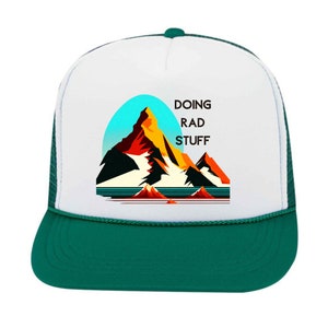 Rad Kid Trucker Hat – Mountain Snapback Cap