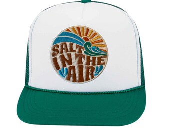 Salt in the Air Patch-truckerhoed voor kinderen – strandsnapback
