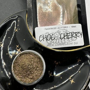 Chocolate Cherry Mica Ultra Chameleon shift powder, Mica powder for additives in crafting, chameleon color shifting powder 5g wt.