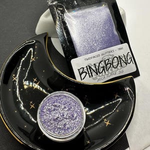 BingBong Mica Flake, Mica Flake for additives in crafting, Purple shimmer flake 3g wt.