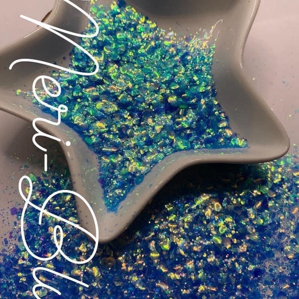 Meri-Blu: chameleon iridescent chunky glitter mix, crafting supplies glitter, custom mix, resin supplies, resin glitter, mix glitter