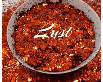 Lust: Metallic chunky glitter mix, hexagon chunky metallic glitter, custom mix, resin glitter, crafting