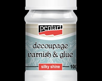 Decoupage Varnish & Glue | Pentart | Silky Shine 230 ml or 100 ml