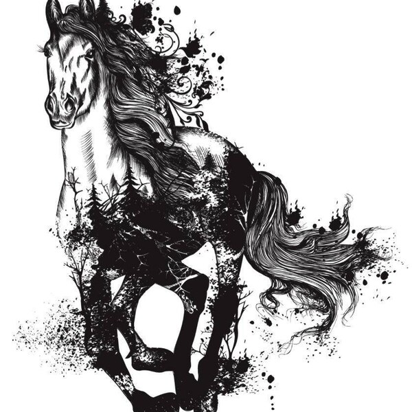 Horse Transfers Furniture Etsy