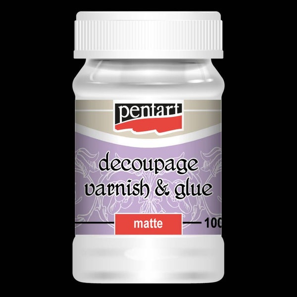 Vernis et colle de découpage | Pentart | Mat 100 ml