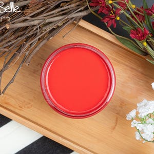 Dixie Belle Paint | Honky Tonk Red | Bright Red Paint | Chalk Mineral Paint