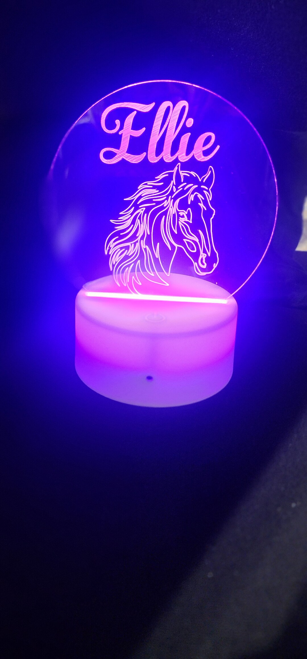 Custom Personalized Engraved LED Acrylic Night Light - Etsy