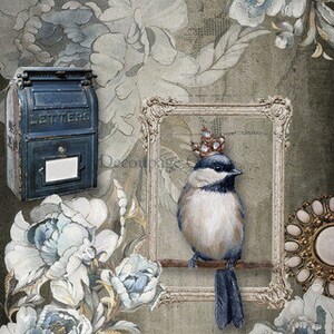 Spring Letters | Rice Paper | Decoupage Paper |  DQRP 0557 | Decoupage Queen | A3
